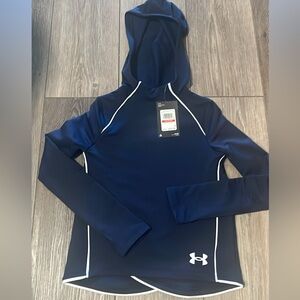 Under Armour Dark Blue girls YXS Hoodie-brand new w/tags